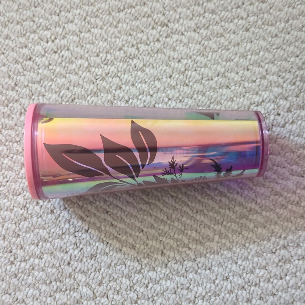 Starbucks tropical pink tumbler cup